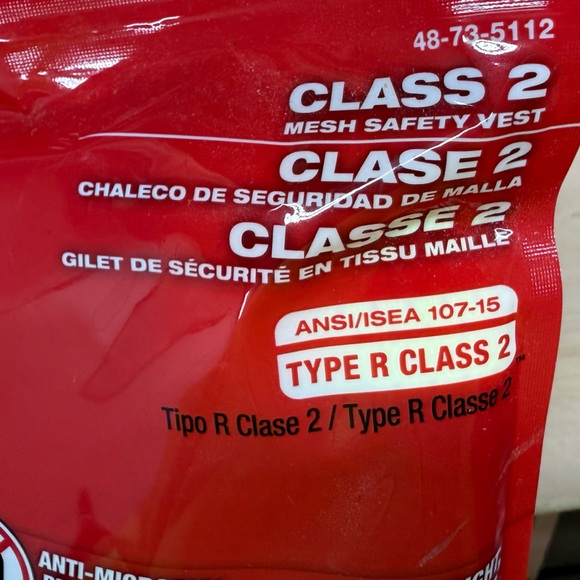 Milwaukee Hi-Vis Safety Vest Mesh Zipper Closure w Pockets Moisture Wicking NIB - Picture 4 of 8